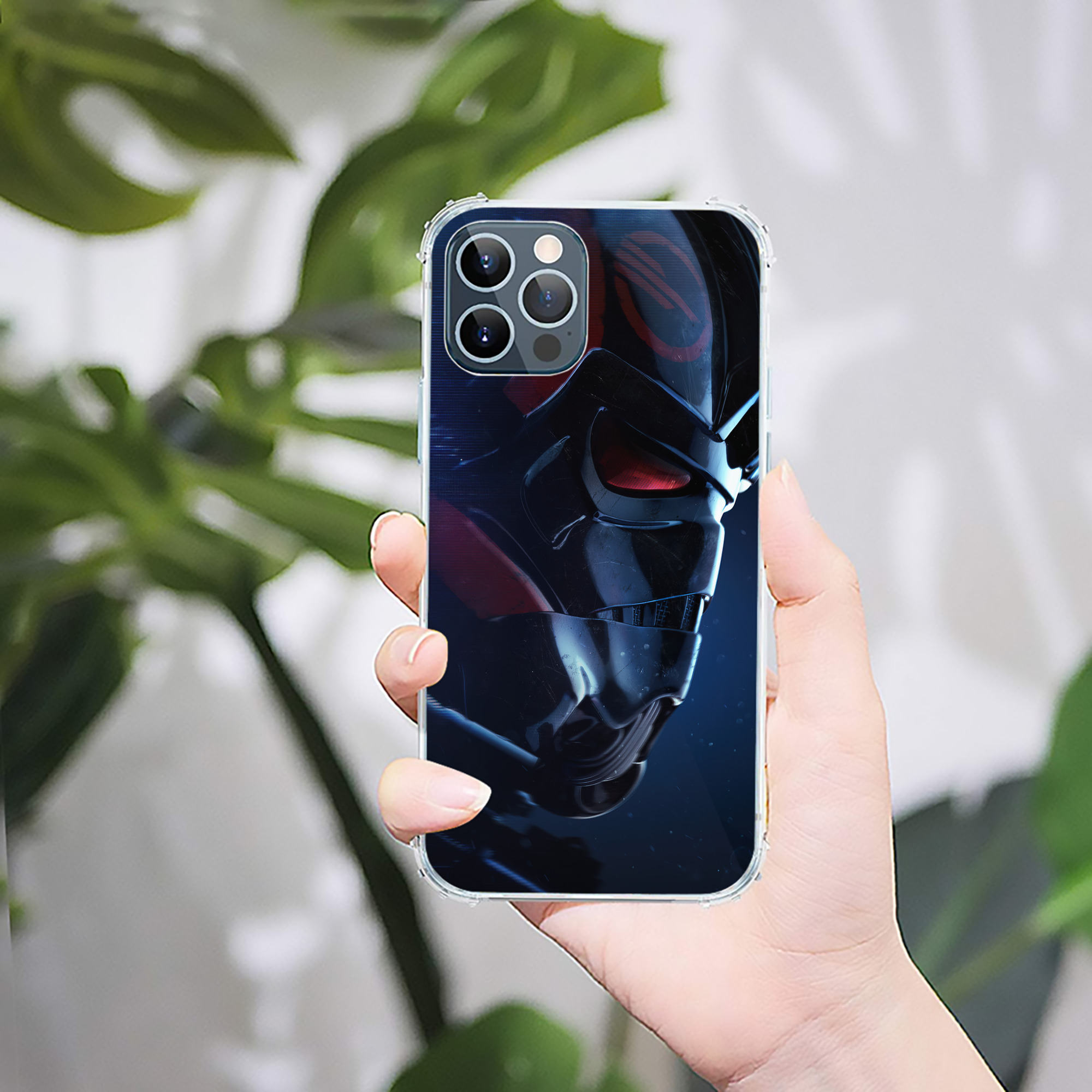（画像用） スター・ウォーズ Star Wars 【iPhone 12シリーズ対応】透明スマホケース（クリアソフトケース）